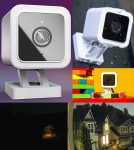 WYZE Cam V3 com visão noturna colorida, câmera de vídeo interna/externa HD 1080P com fio, áudio bidirecional, funciona com Alexa, Google Assistant e ifttt 1 contagem (pacote de 1) Branco