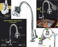 Torneira Gourmet Mesa/ Bancada Cozinha GW Comercial