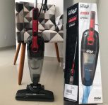 Aspirador de Pó Vertical e Portátil de Mão WAP SILENT SPEED 1000W 2 em 1 Articulado Filtro Hepa Tecnologia Cyclone 127V
