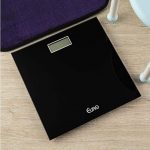 Balança digital para Banheiro 28 X 28 Cm, Preto, BAL7894-PT, Euro Home