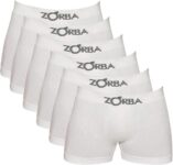 Kit 6 Cuecas Boxer Sem Costura, Zorba, Masculino