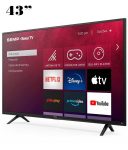 Roku TV LED 43” SEMP R5500 FHD Wifi dual band, 3 HDMI, 1 USB, com controle por aplicativo