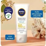 NIVEA SUN Protetor Solar Facial Toque Seco Antissinais FPS60 50ml