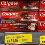 Creme Dental Colgate Luminous White Carvão Ativado 70G, Colgate, 70g