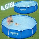 Piscina estruturada circular Bestway de 4678 litros