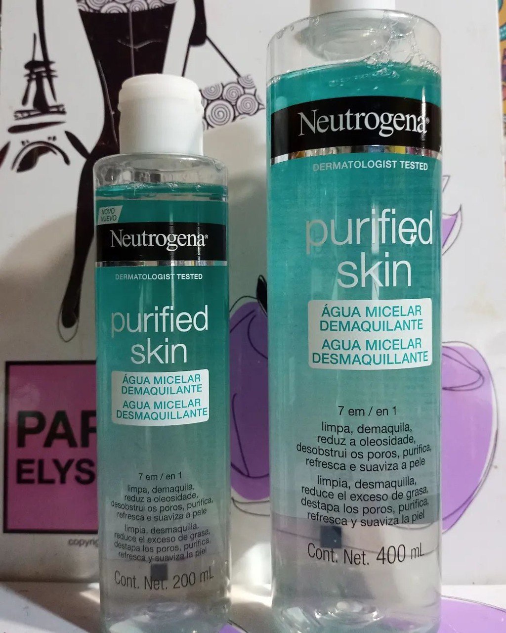 Agua Micelar Desmaquillante Neutrogena® Purified Skin 400ml