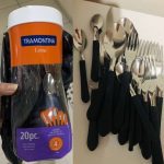 Faqueiro Inox 20 peças Leme Preto – Tramontina