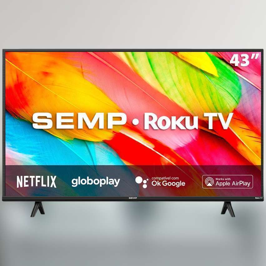 Smart TV LED 43" FULL HD Semp R6500 - Adoro Promoção