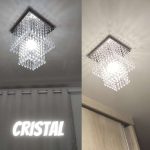 Lustre Pendente De Cristal Acrilico Marrycrilic Formidavel