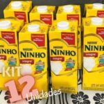 Kit Leite Integral UHT Ninho 1L 12 Unidades