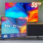 Smart TV LED 55″ 4K UHD TCL 55P635 – Google TV, Wifi