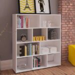 Estante Organizadora com 10 nichos BOOK cor Branco – Artely