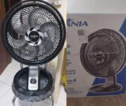Ventilador Britânia, BVT410P Turbo, Preto, 127v, 47cm, Hélice de 6 pás, Classificação energética A, Super Silencioso, 3 velocidades , Potência 155W