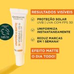 Protetor Hidratante Facial Garnier Uniform & Matte Vitamina C FPS 30, 15g
