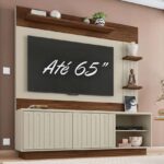 Estante Home para TV até 65” 2 Portas – Caemmun Clap