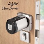 Maçaneta Digital Bluetooth com Senha, Elsys, BM300S, Prata