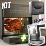 Kit Fritadeira Super Fryer e Processador de Alimentos Oster Up & Down – 127V
