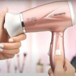 Secador de Cabelo Mondial SC-47-GR Golden Rose – para Viagem Dobrável com Íons Turmalina 1200W
