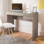 Escrivaninha com gaveta COOLER cor Canela – Artely