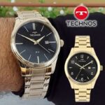 Relógio Technos Masculino Steel Dourado – 2115MZL/1P