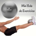 Overball – Mini Bola de Exercícios 25 cm Cinza Vollo Sports