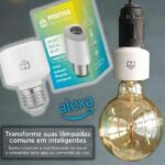 Smart Bocal Wi-Fi Positivo Casa Inteligente, Soquete E27, 100W, Branco, Bivolt – Compatível com Alexa