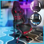 Cadeira Gamer Reclinável Preta e Vermelha – GAM-VE1 Otello
