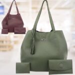 Kit Bolsa Saco Com Necessaire + Porta Cartão de Brinde Retta