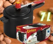 Panela de Pressão Eirilar Antiaderente 7L Preto – Eiriflon