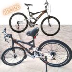 Bicicleta Aro 26 Houston Stinger com 21 Marchas e Suspensão Dianteira – Preto/Laranja