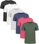 Kit 6 Camisetas Masculinas Slim Fit Básicas Algodão Premium