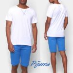 Pijama Curto Volare Liso Masculino