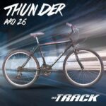 Thunder II Bicicleta, Track Bikes, Aro 26, Preta, Grande