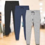 Kit 3 Calças Moletom Masculina Jogger Slim Básica Novastreet
