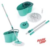 Mop Giratório Odyssey, balde com 12 litros, Flash Limp