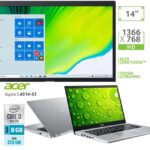 NOTEBOOK ACER 14″ HD A514-53-339S/ NX.A4LAL.002/ I3-1005G1/ 8GB/ 512GB SSD/ W10 HOME