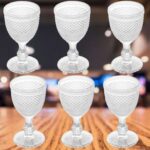 Conjunto de 6 Taças para Água de Vidro Sodo-Cálcico Rojemac Transparente