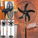 Ventilador de Coluna de pé Profissional WAP Rajada PRO 60 Preto 135W 55CM Bivolt