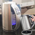 Chaleira com Temperatura Variável, 1,7 L, Prata, 110v, Hamilton Beach