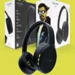 Fone de Ouvido WAAW by ALOK SENSE 200HB Headphone Bluetooth, Microfone e Toque inteligente, Conexão Multipontos, Preto e Verde, Regulável