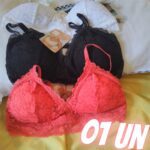 Sutiã Top Triangulo Renda, She, Feminino