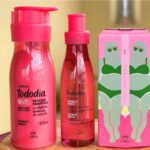 Conjunto Creme Desodorante Nutritivo Para O Corpo e Body Splash Tododia Framboesa E Pimenta Rosa