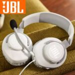 Headset Gamer JBL Quantum 100 Over Ear Branco – JBLQUANTUM100WHTAM