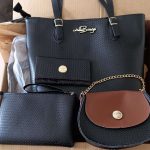 Kit 4 Peças 3Bolsas Bag Feminina Carteira Tendência Willibags