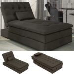 Divã Suede Penélope Matrix – Cappuccino