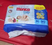 Fralda Turma da Mônica Baby Giga M 90 Unidades