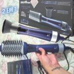 Escova Secadora Britânia BES10 Nano Ceramic com Cabo Giratório 1000W – Azul