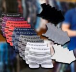 Kit 10 Cuecas Altomax Listradas + 10 Meias Sortidas M15