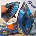 Ferro de passar a Vapor Oster Turbo Steam, Base Cerâmica, Azul, 1650W