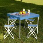 Mesa Prática Com Banquetas Mor